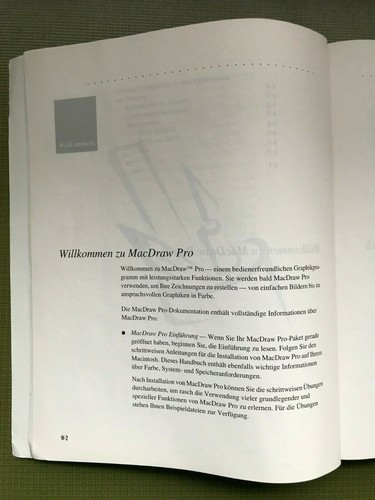 "MacDraw Pro Benutzerhandbuch" - Eine Einführung von 1991 - Bild 5 von 6