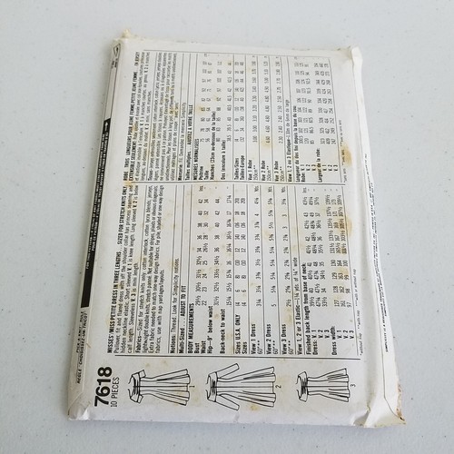 Simplicity Christie Brinkley Sewing Pattern 7618 Off Shoulder Dress sz 16 18 20 - Picture 2 of 4
