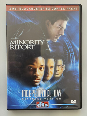 Minority Report & Independence Day - 2 Filme - DVDs fast wie neu
