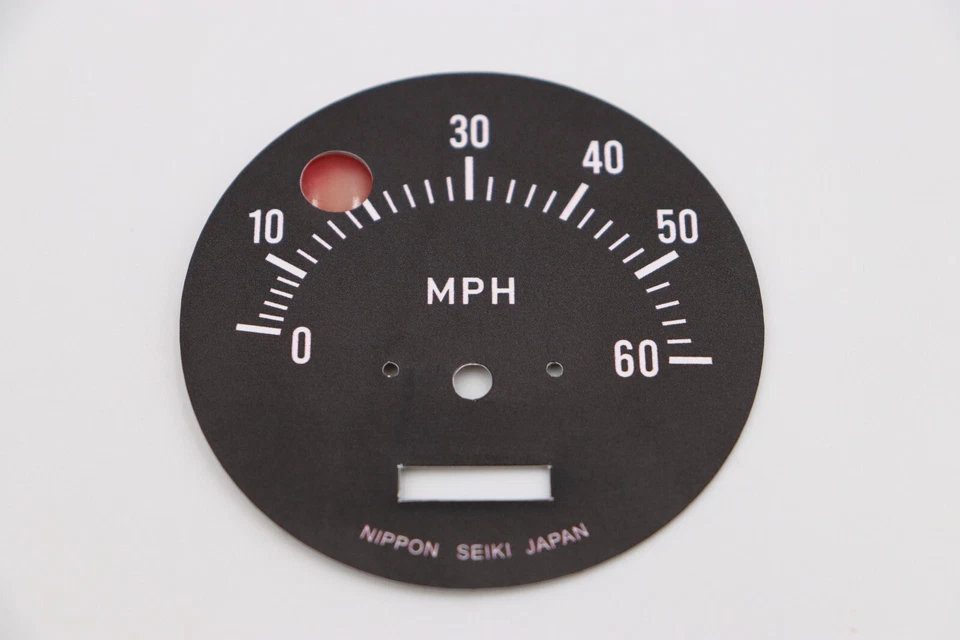 1971 年本田 SL70 速度计覆盖贴花用于修复 — 第 2/3 张图片