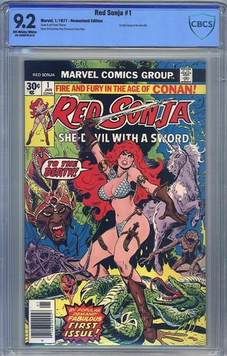 Red Sonja #1 (1977) MARVEL CBCS 9.2 Thorne 1st Red Sonja in Her Own Title Graded