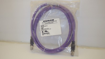 TURCK RSSW RSSW 455-2M NETWORK EUROFAST QUICK CONNECTION CABLE (U0399-1) NIB