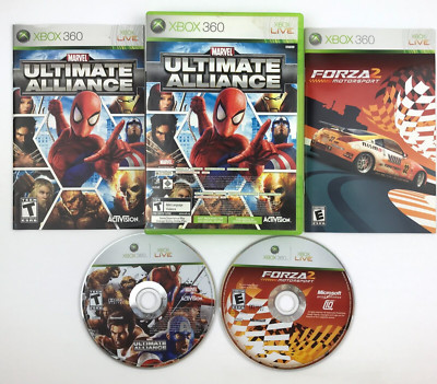 Marvel Ultimate Alliance & Forza 2 Motorsport Microsoft Xbox 360 Game