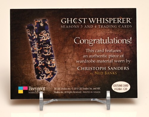 Ghost Whisperer Season 3+4 Costume Card C20 - Christopher Sanders as Ned Banks - Picture 2 of 2