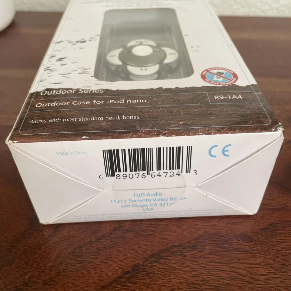 H20 Audio Outdoor Case for iPod nano 1G 2G Clear Belt Clip Armband Sealed New - Image 4 of 4