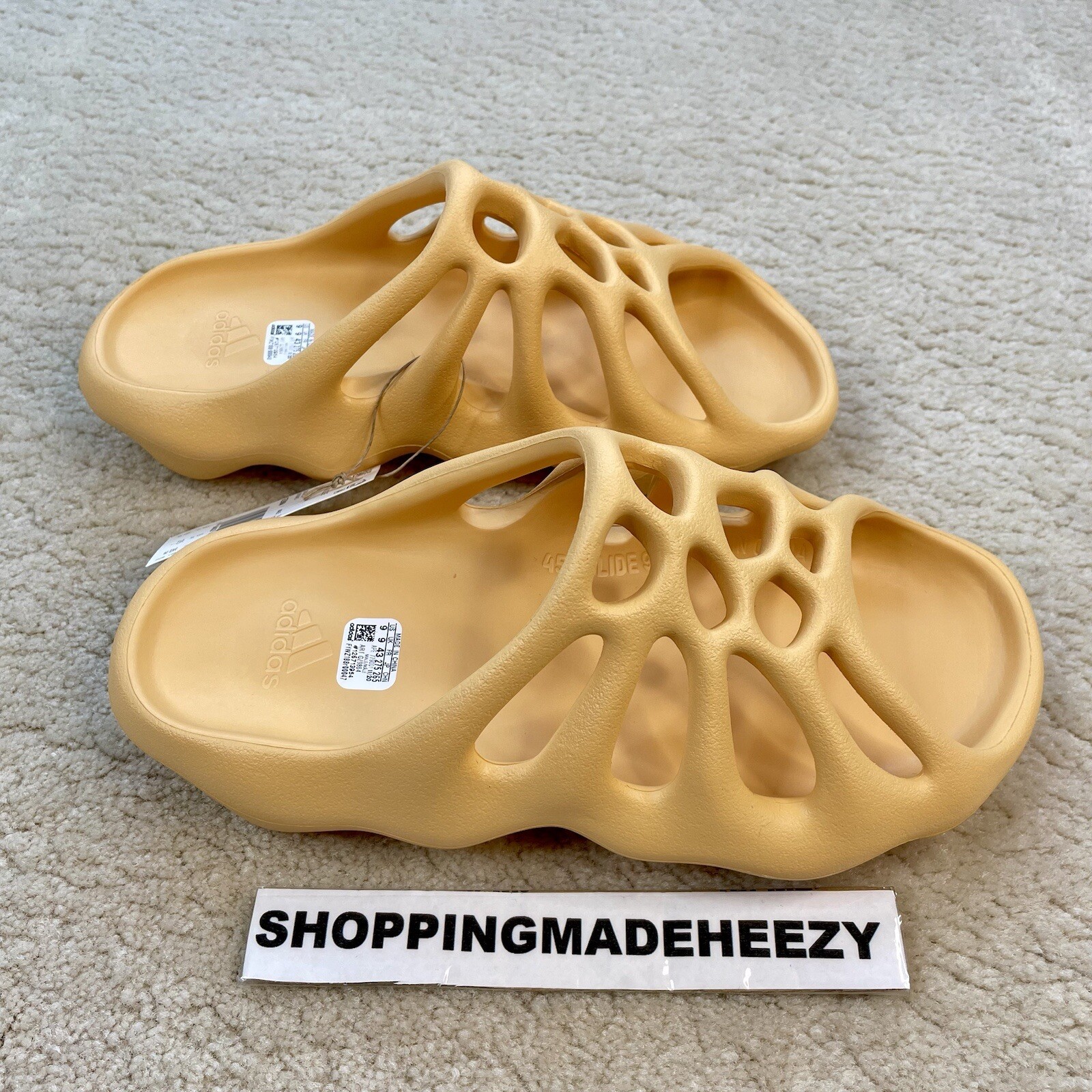 [US 9] adidas YEEZY 450 SLIDE CREAM Slippers Slides YZY SLD GZ9864 thumbnail 3