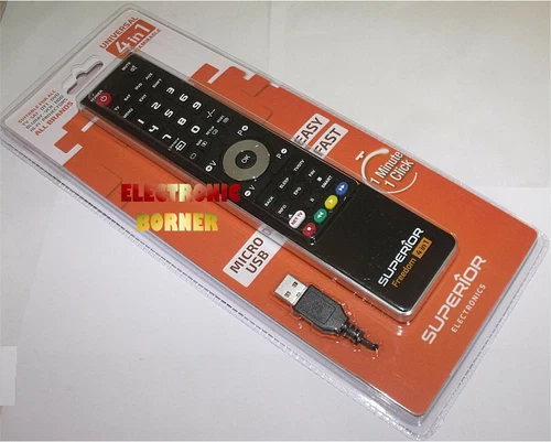 PC Programmable Universal Remote Control for 4 Devices 4 in 1 Superior Freedom