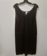 NWOT Comfort Choice Black Nylon Lace Trim Slip Size Large 18/20 