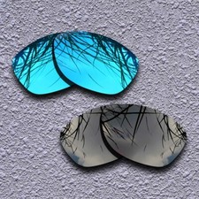 Blue Black Polarized Replacement Lenses For-Oakley Jupiter