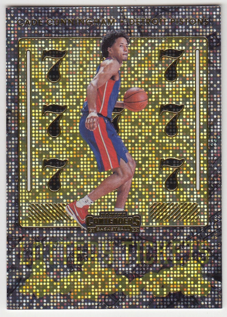 2021-22 Panini Contenders Pistons Cade Cunningham Lottery Ticket #1 Rookie RC