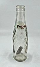 Vtg 6 1/2 Fluid Ounces Pepsi Cola Bottle Collectible 8" Tall