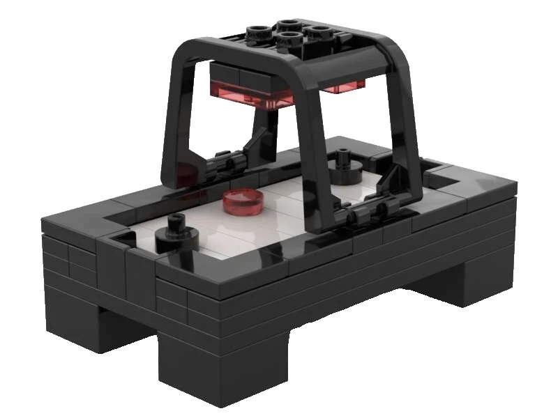 Piezas de Lego y mesas de piezas de construcción