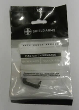 SHIELD ARMS Mag Catch Release for Glock 43X, Glock 48;  Black Steel;  EMR-BLACK