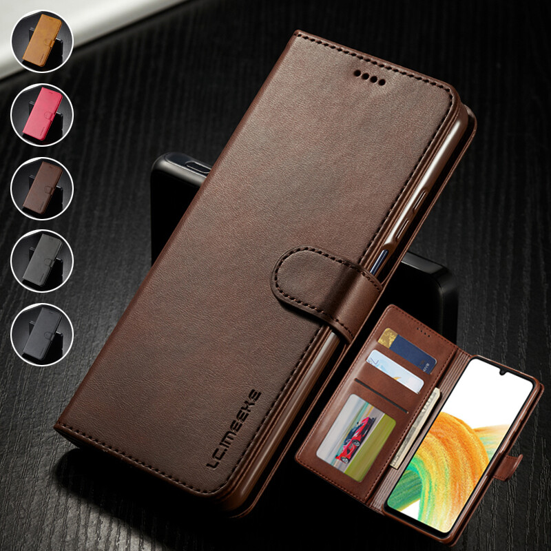 Magnetic Leather Wallet Case Card Flip Cover for Xiaomi Redmi Note