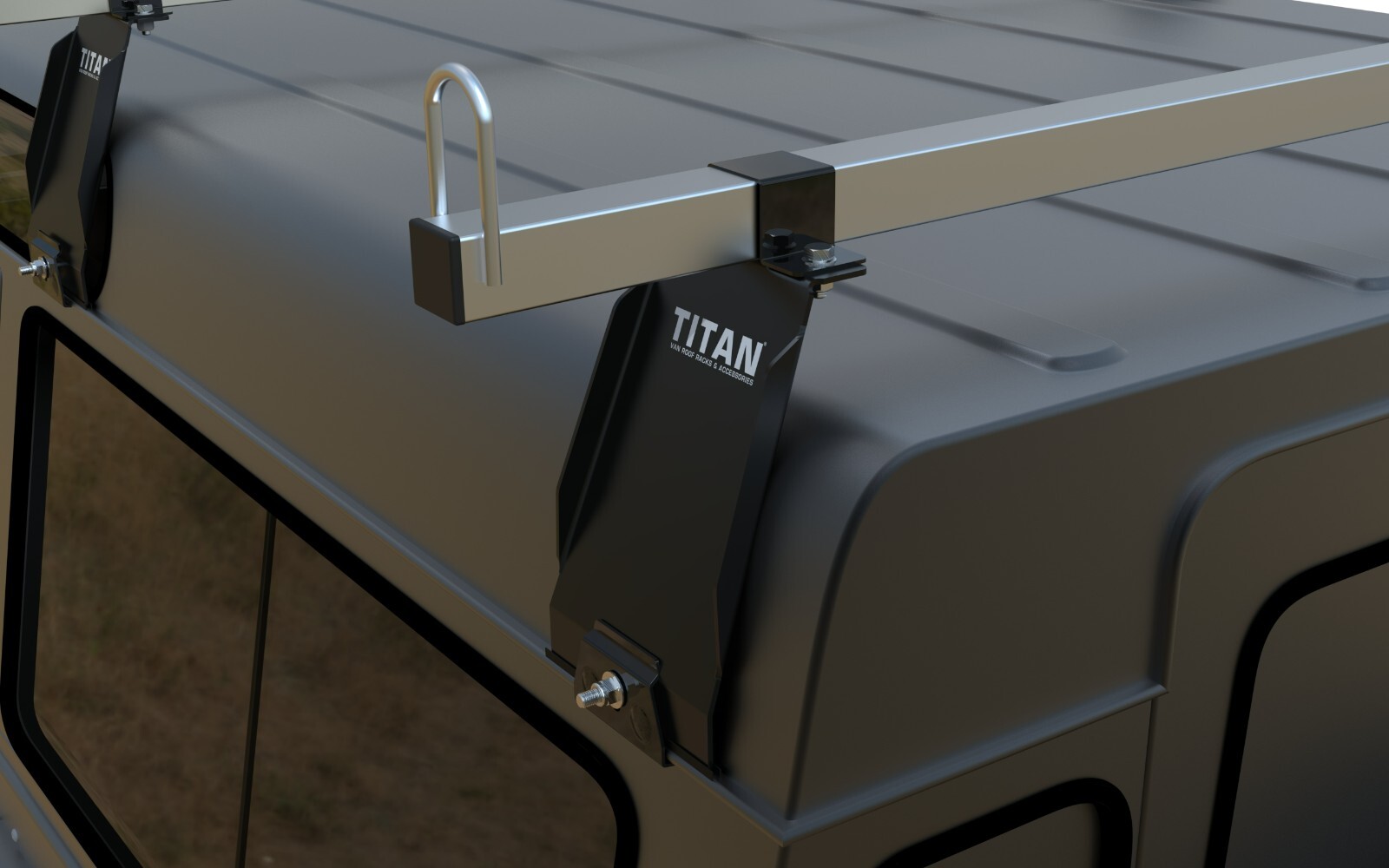 Van roof rack 2 bars for Land Rover 90 & 110 Defender TITAN ...