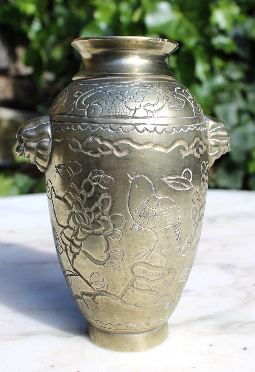 黄铜中国花瓶1900-1940 | eBay