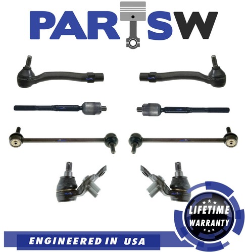 AS_speedfather 8-Piece Front Suspension Kit For Lexus ES300 & Toyota Camry – Tie Rod Ends + Sway Bar Links 2 thumbnail image