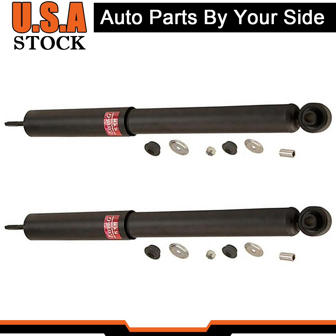 2 KYB Left+Right Rear Shocks Absorbers Struts Inserts Dampers Set for Mitsubishi