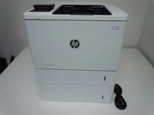 HP LaserJet M607N M607TN Printer *Only 10 Pages Ever Printed *HP Toner *3 trays!
