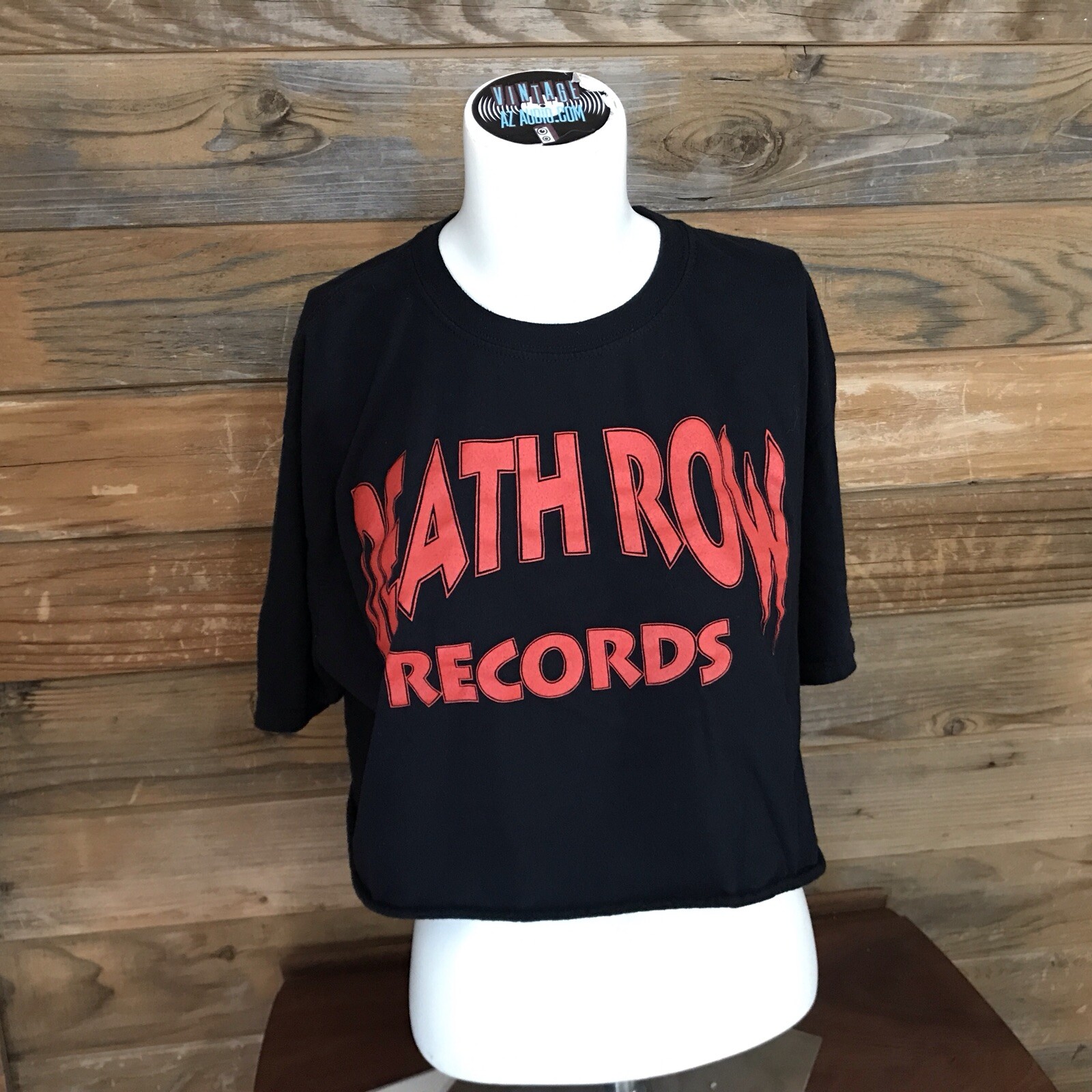 FILA T shirt crop top oversize Death Row Records Ripple Junction taglia XL