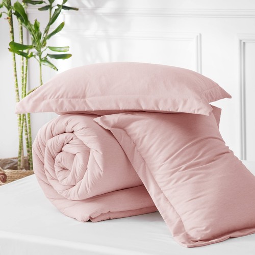 Bedsure Queen Comforter Set - Pink Comforter Queen Size, Soft Bedding for All... - 第 9/9 張圖片