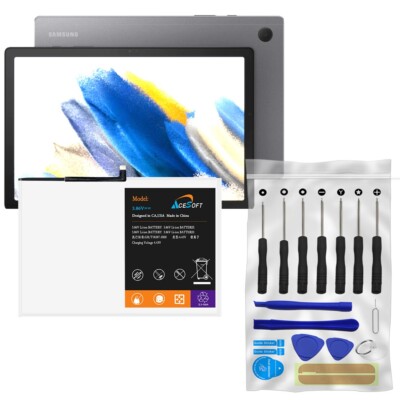 AceSoft 7200mAh Li-ion Battery Tool for Samsung Galaxy Tab A8 LTE 10.5'' SM-X205N