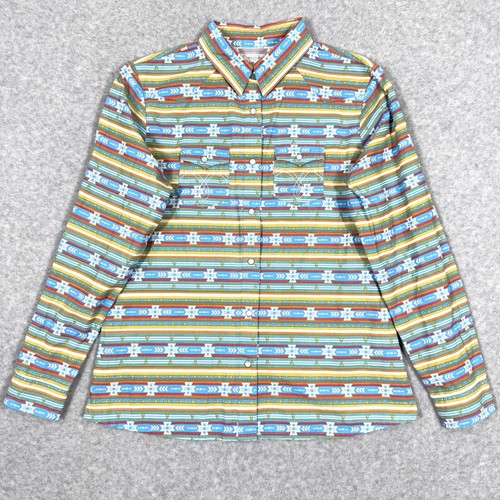 Panhandle Western Shirt Girls XXL 14 16 Pearl Snap Rodeo Colorful Aztec Navajo - Picture 2 of 13