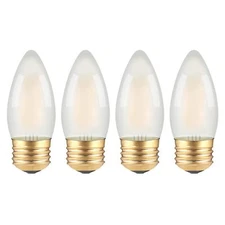 Frosted E26 Led Candelabra Bulb 40w Equivalent 4w Dimmable Vintage Type B Chande