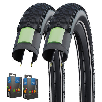 2 x Schwalbe Smart Sam Plus Reifen + Schlauch Set (HS 624) - 2025 DD, GreenGuard