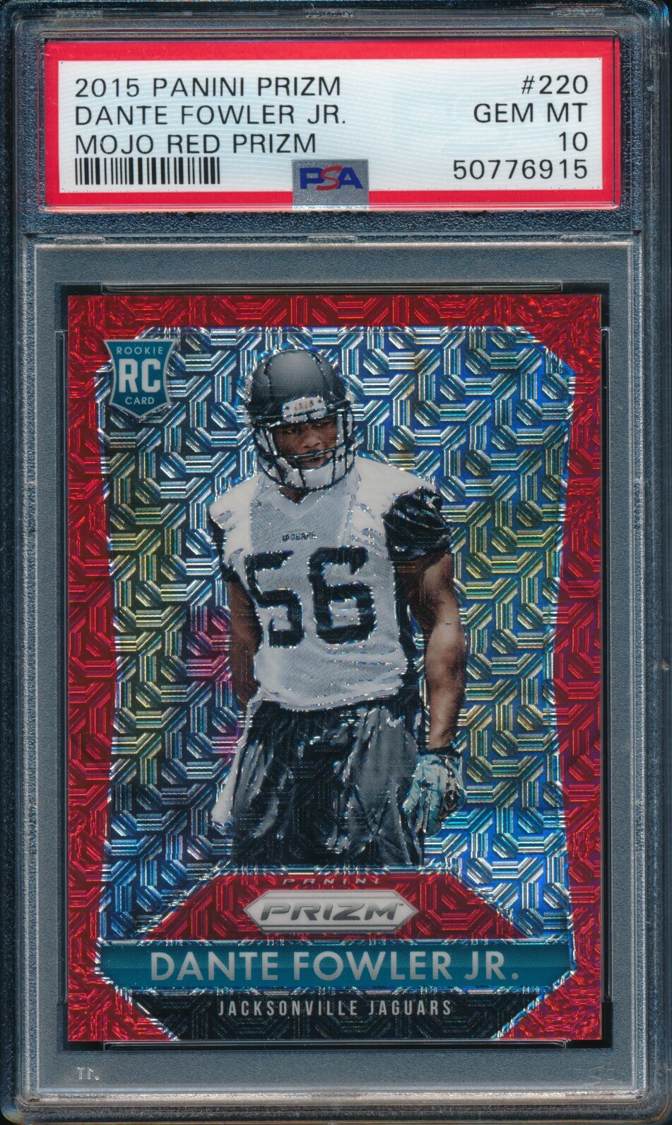 Dante Fowler Panini Prizm #220 Mojo Red Prizm