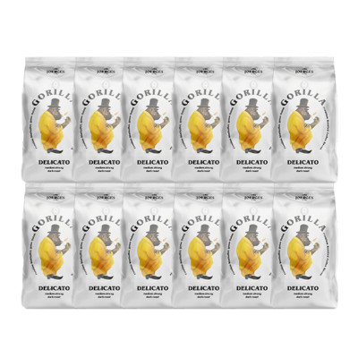 Gorilla Espresso Delicato, 1000g ganze Bohne, 12er Pack