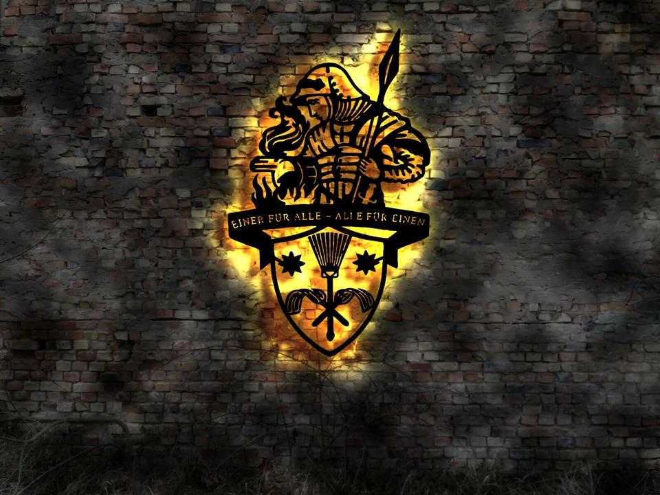 MMV Heiliger Florian Schild no Aufkleber Bild Figur Schornsteinfeger Feuerwehr THW