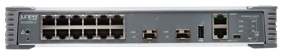 Juniper EX2300-C-12T  12-port 10/100/1000BaseT, 2 x 1/10G SFP/SFP+ - Image 2 of 3
