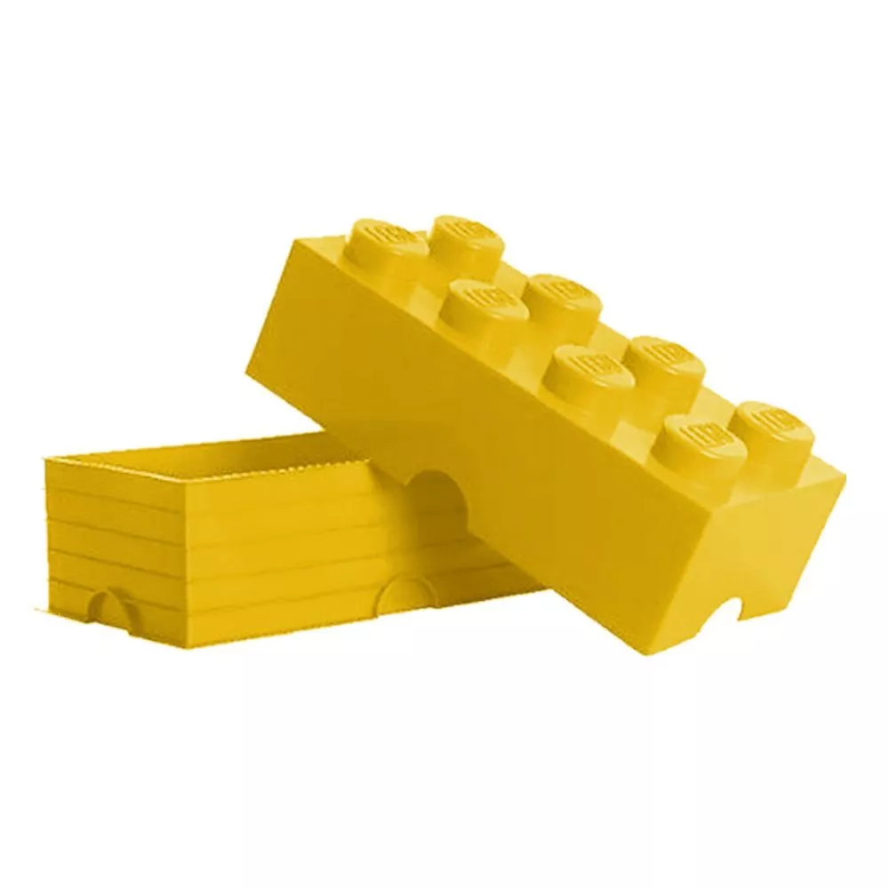 Lego Rangement Brique 8 Jaune Salle de Jeux Enfants Meuble Rangement Pour  Jouets