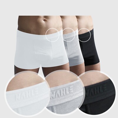 Herren 8er Pack Baumwolle Boxershorts Schwarz Unterwäsche Unterhosen Boxer S-4XL