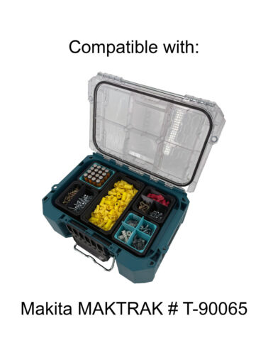 Makita MAKTRAK Deep Compact Organizer Compatible Large Nesting Bins - Picture 2 of 64