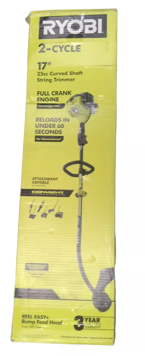 Ryobi 2 cycle curved trimmer deals