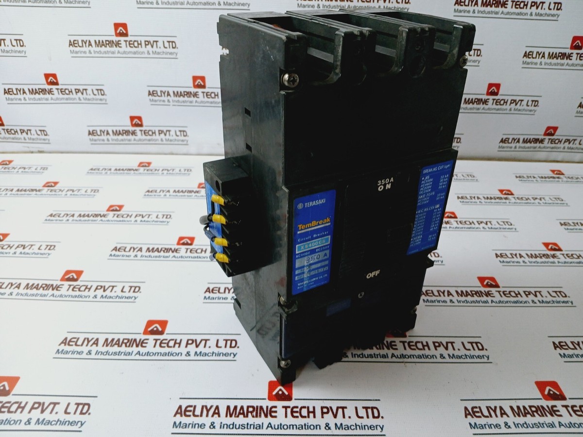 Terasaki XS400CS Circuit Breaker AC600V DC250V 350A Tembreak Terasaki XS400CS Circuit Breaker AC600V DC250V 350A Tembreak