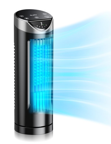 Grelife Tower Fan for Bedroom 25ft/s Velocity Floor Bladeless Oscillating Fan - Picture 43 of 43