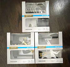 Defiant Style Privacy Door Lever Matte Black, Keyless Reversible Easy Install