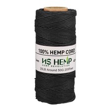100 Hemp Rope Hemp Cord for Jewelry Making, 1mm Macrame Cord, Bakers Twin...