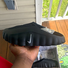 Nike Offline Men's US 9 Black Slide Slippers Slip-On Slip Resistant