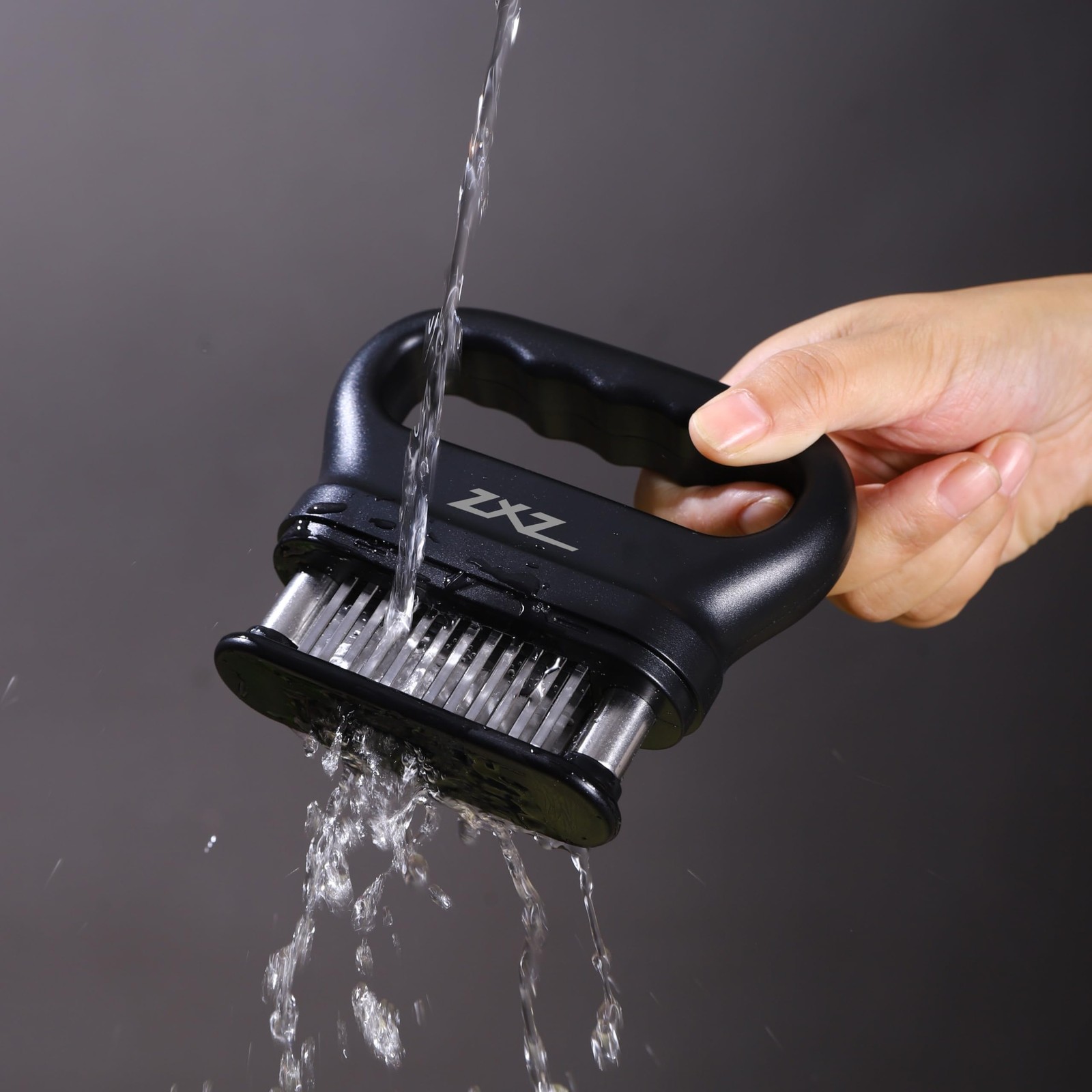 Ssharp Hand Tools ZXZ Meat Tenderizer Tool 48 Ultra Sharp Stainless Steel Needle Blades ...