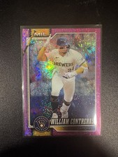 William  Contreras 2026 Topps 75 Series 1 #192 Pink Holo Foil - Brewers