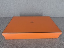 Hermes Large Gift Box With Lid And Tissue 15" x 2.75" x 9"