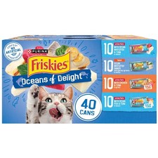 Purina Oceans of Delight Wet Cat Food Variety Pack - 40 Cans