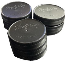 Yodecy 9 Pack Wide Mouth Mason Jar Lids (Black) (New In Box)
