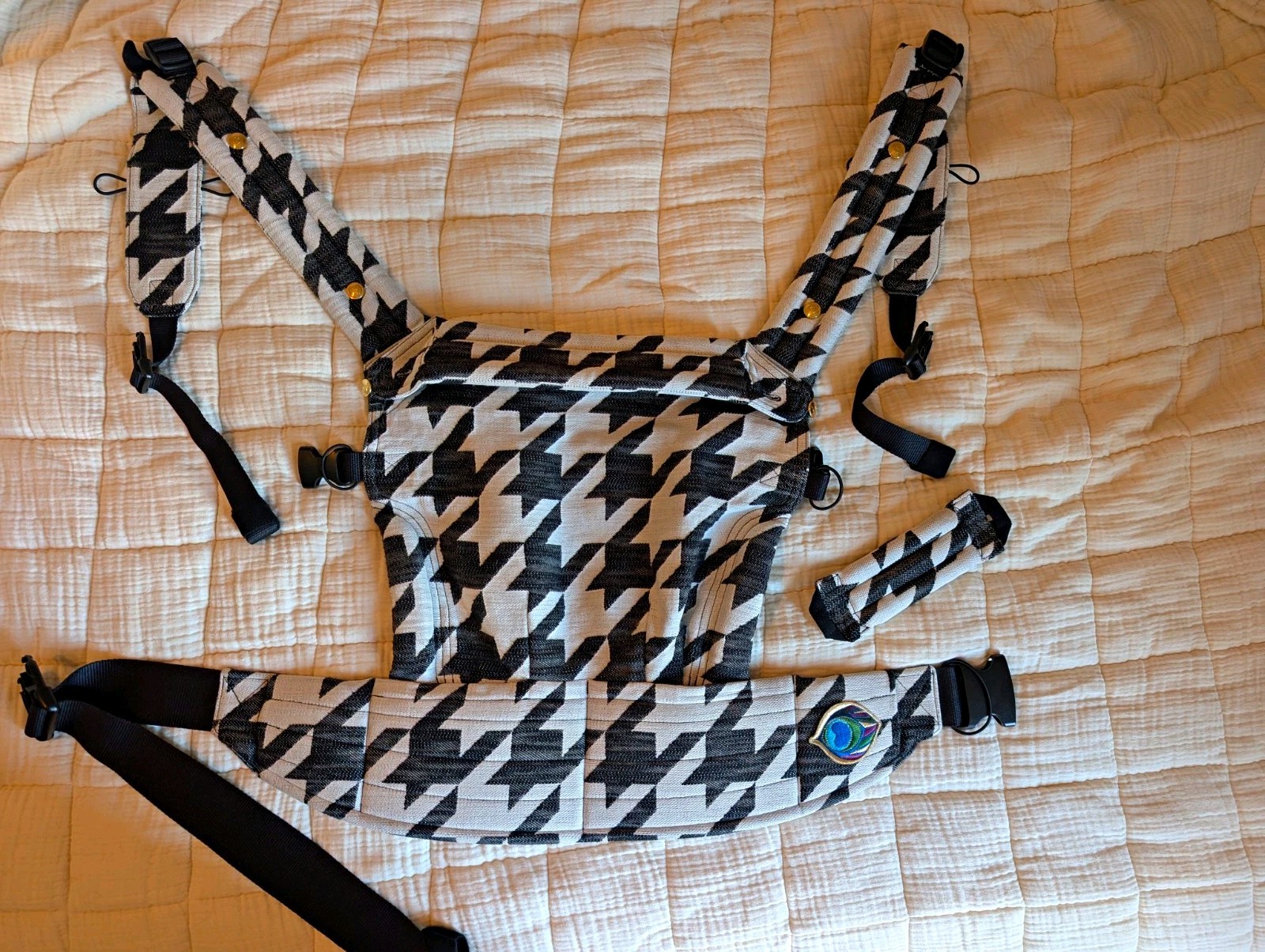 Artipoppe Zeitgeist Baby Carrier BW Houndstooth