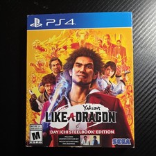 Yakuza: Like a Dragon - Day Ichi Steelbook Edition PS4 Tested CIB
