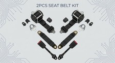 For All Jeep 2 Pack Adjustable Universal 3 Point Front Seat Belt